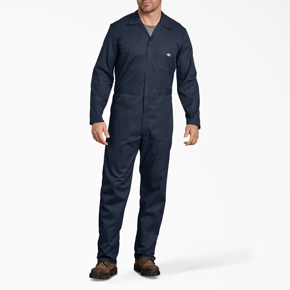 Flex Long Sleeve Coveralls, Dark Navy 1