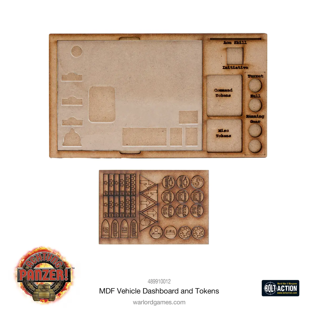 Achtung Panzer! Mdf Vehicle Dashboard And Tokens 1