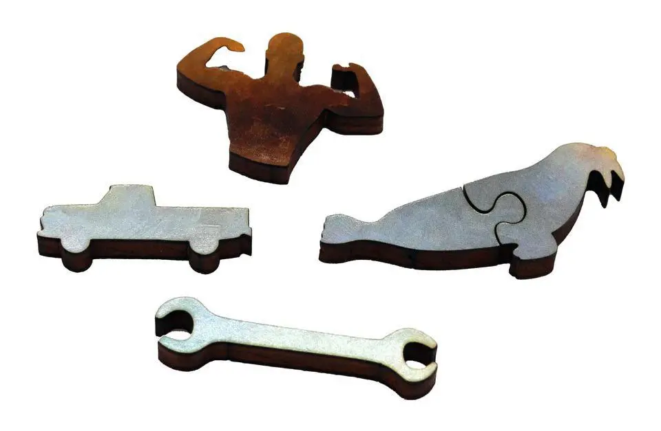 Giraffe Gang Wooden Jigsaw Puzzle 2