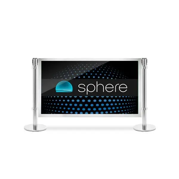4Ft Satin Aluminum Post And Panel Barricade Bundle Offer 1