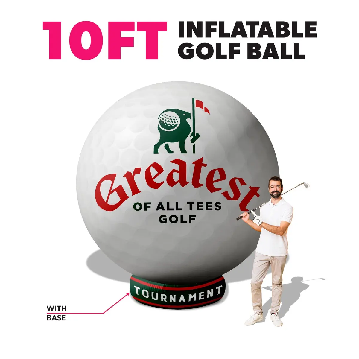 Custom Giant Inflatable Golf Ball 13
