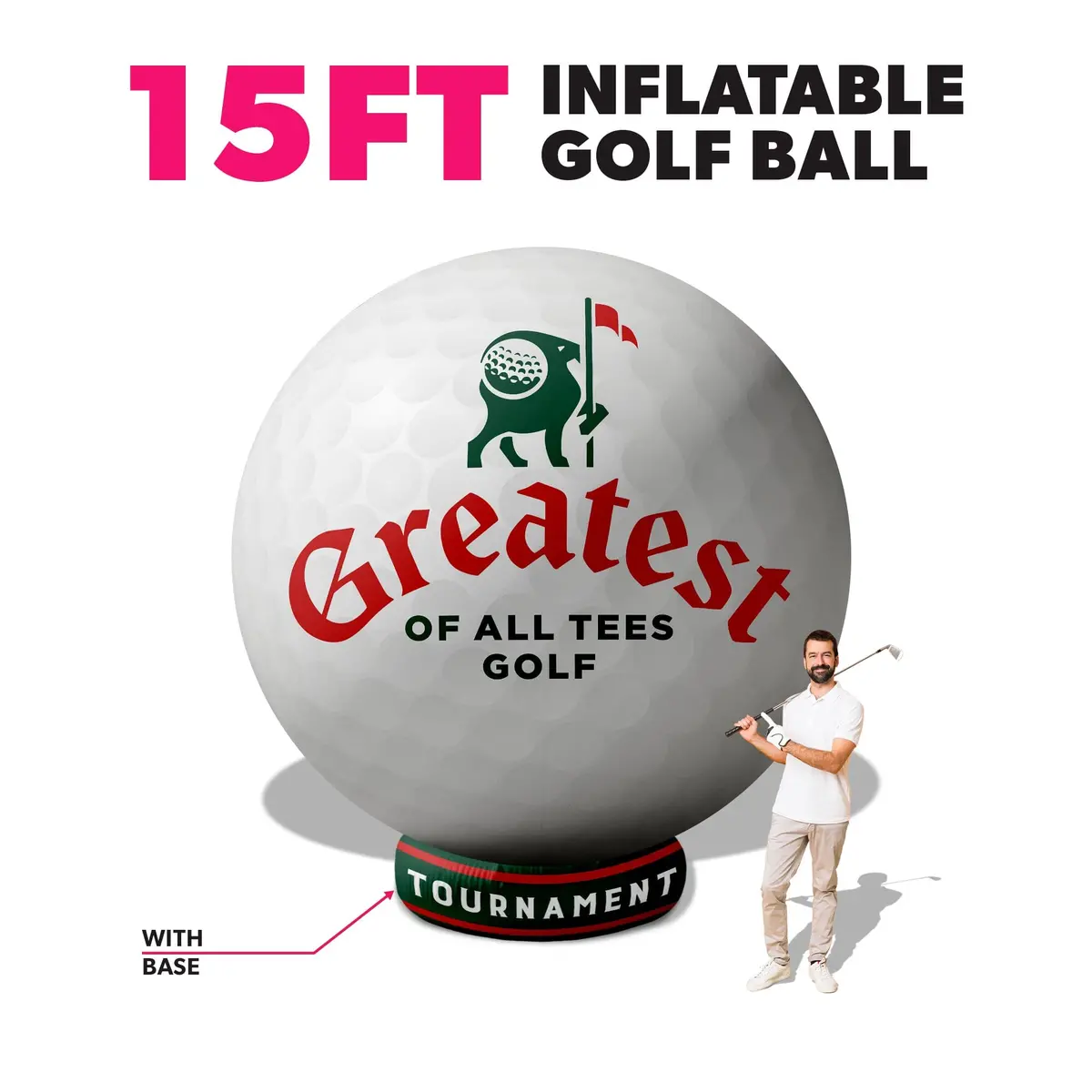 Custom Giant Inflatable Golf Ball 11