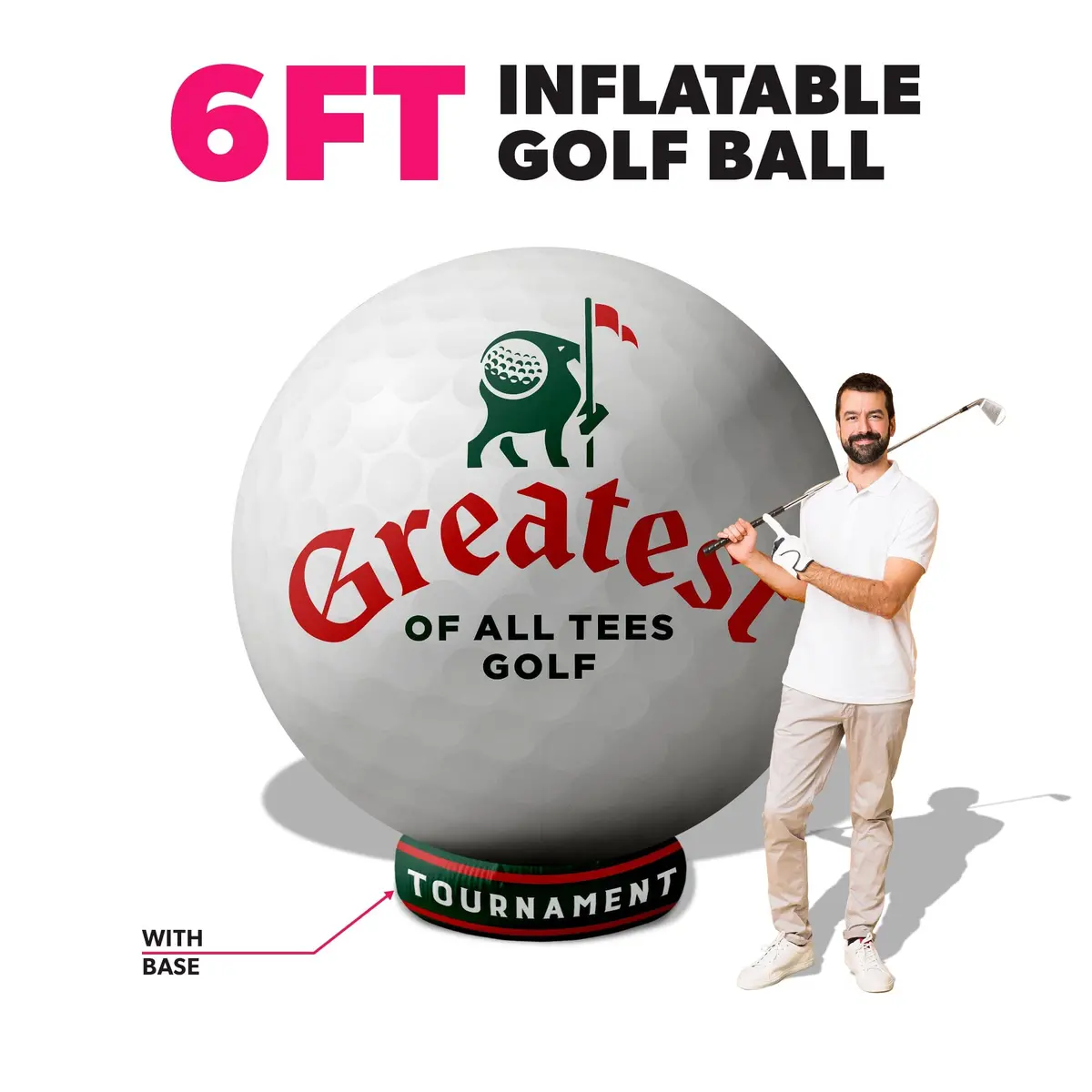 Custom Giant Inflatable Golf Ball 11