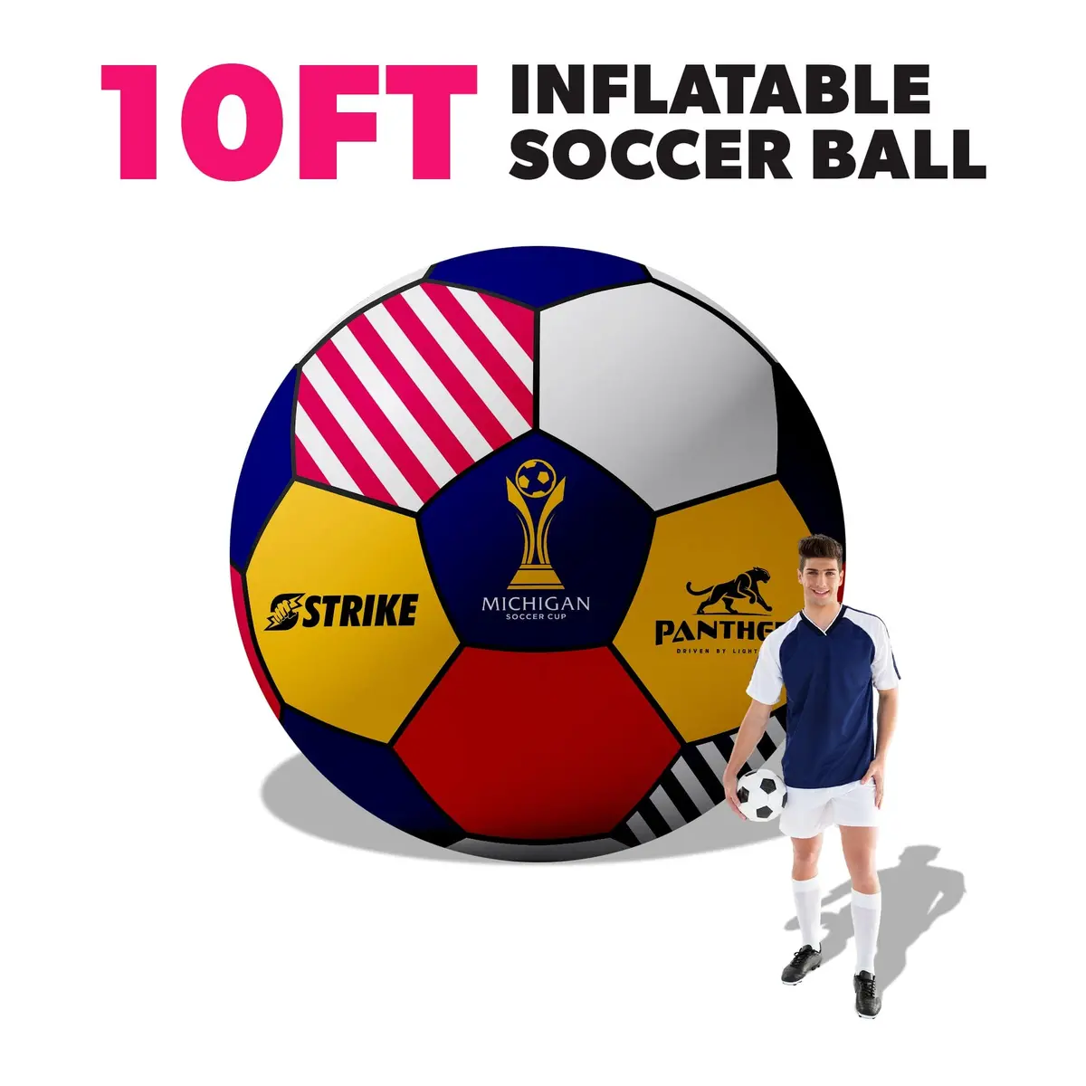 Custom Giant Inflatable Soccer Ball 12