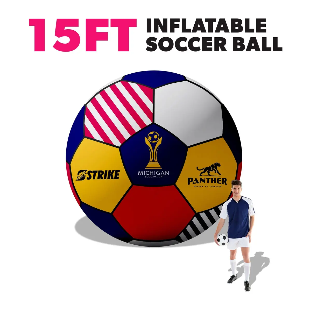Custom Giant Inflatable Soccer Ball 14