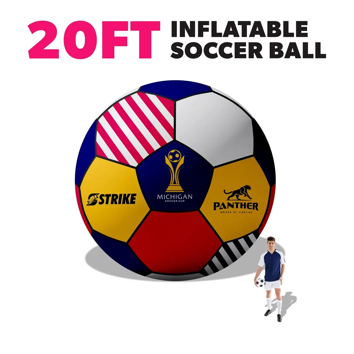 Custom Giant Inflatable Soccer Ball 13