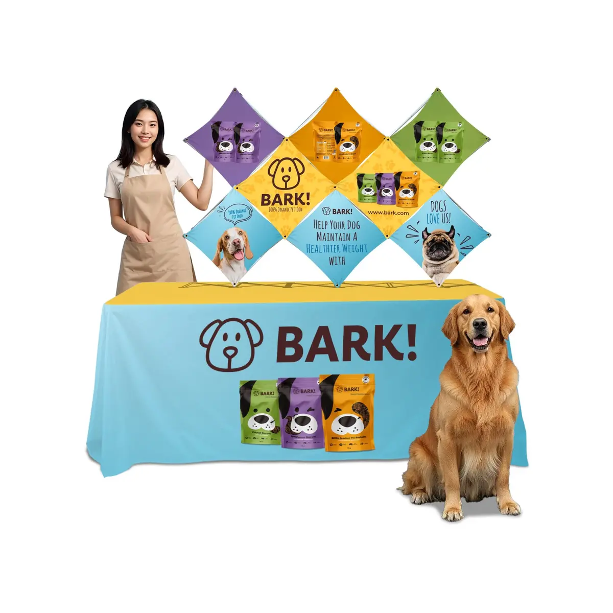 Custom Table Top Pop-Up Display - (8 Panel X) 2