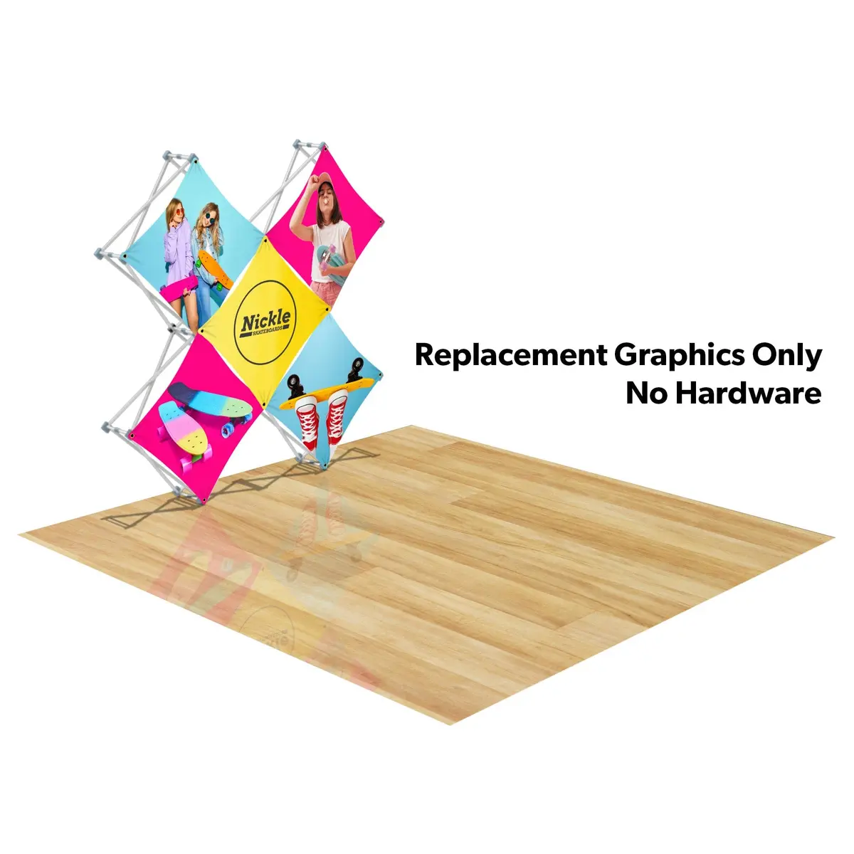 Custom Geometrix Pop-Up Trade Show Booth Display - (5 Panel) 5