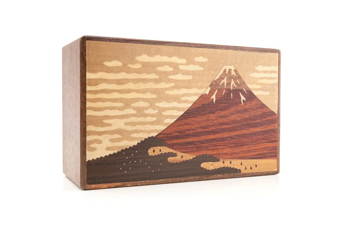 21 Step Japanese Puzzle Box Aka Fuji - Puzzle Box 1