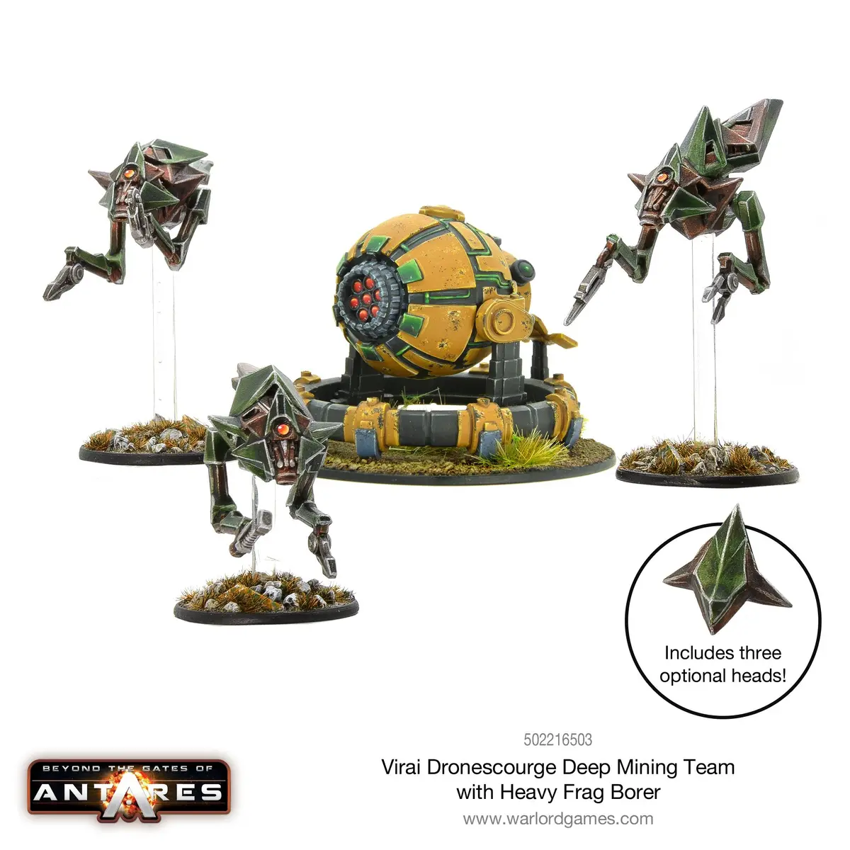 Virai Dronescourge Deep Mining Team With Heavy Frag Borer 1