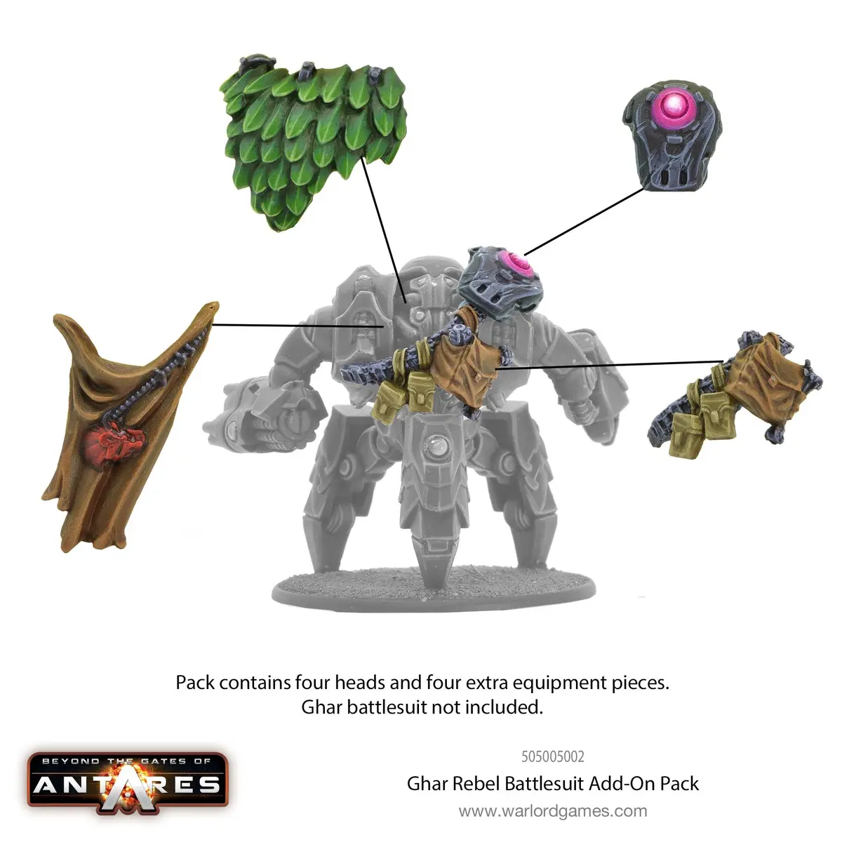 Ghar Rebel Battlesuit Add-On Pack 1