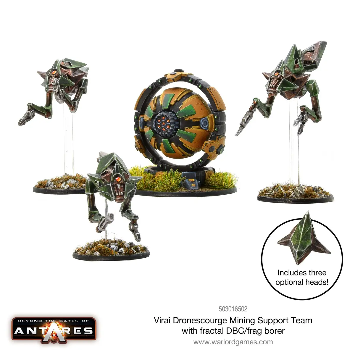 Virai Dronescourge Mining Support Team With Fractal Dbc/Frag Borer 1