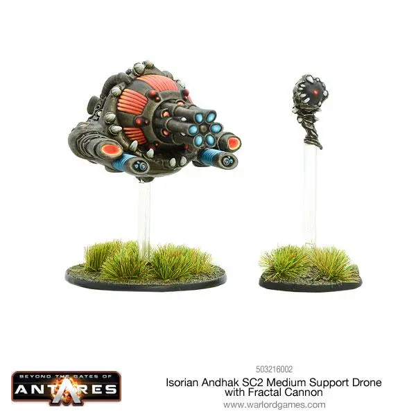 Isorian Andhak Sc2 Medium Support Drone Fractal Cannon 1