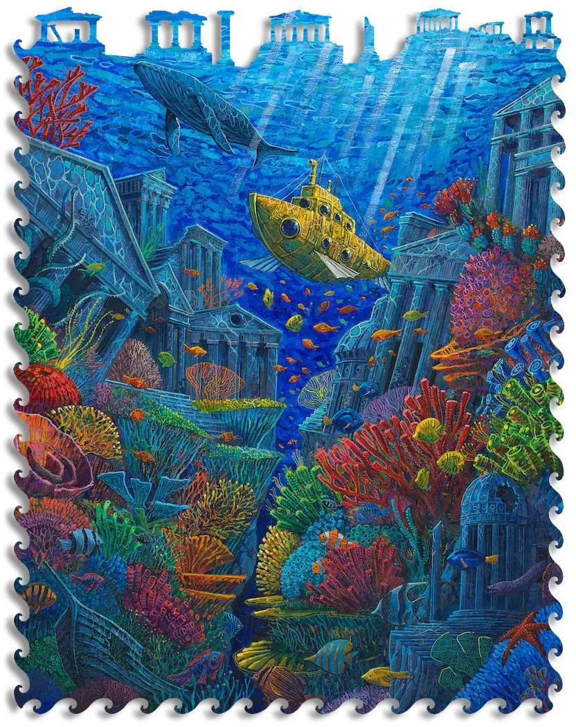 Atlantyda Wooden Jigsaw Puzzle 1