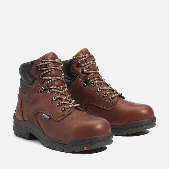 Closeout Women's Titan 6" Alloy Toe Waterproof Work Boot 4