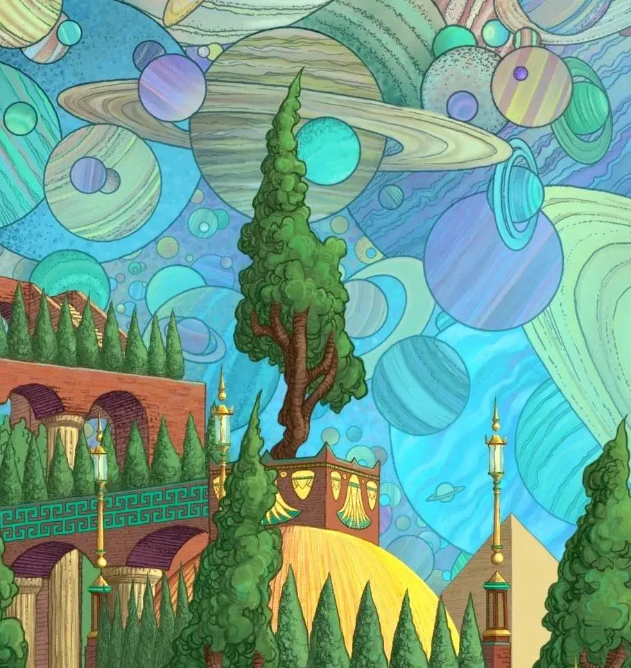 Celestial City Wooden Jigsaw Puzzle 2