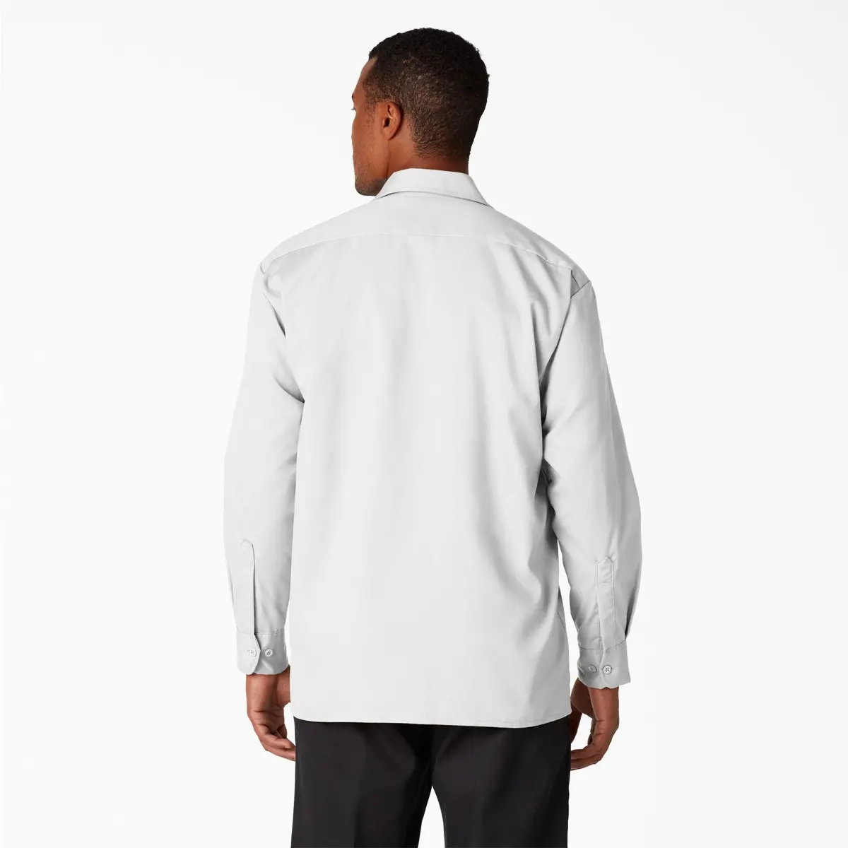 Long Sleeve Work Shirt, White 2