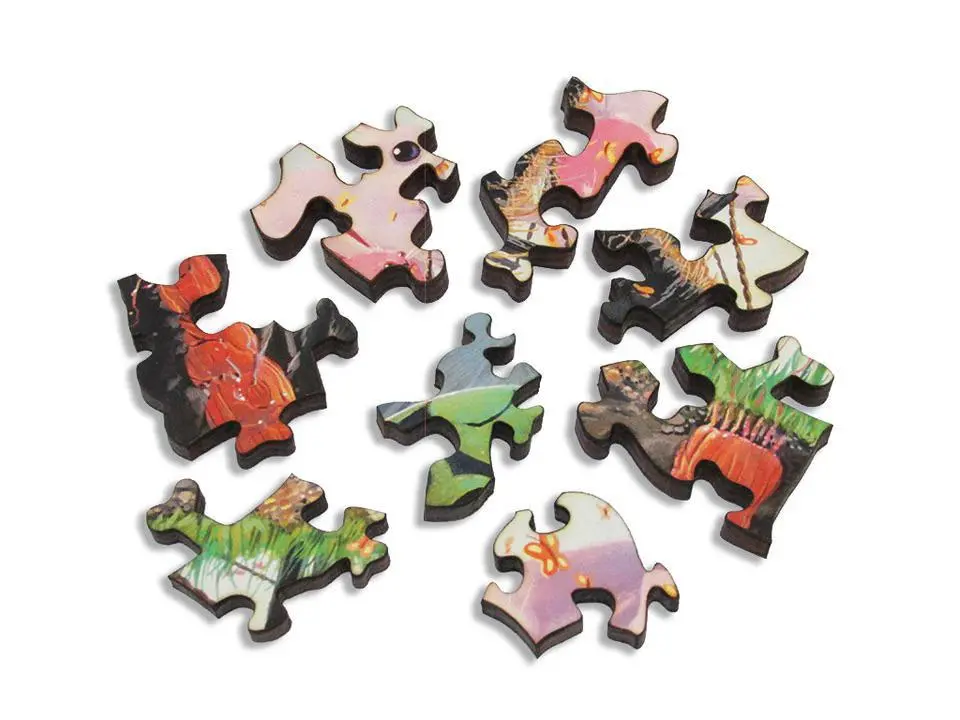 Grass Is Greener Wood Jigsaw Puzzle 2