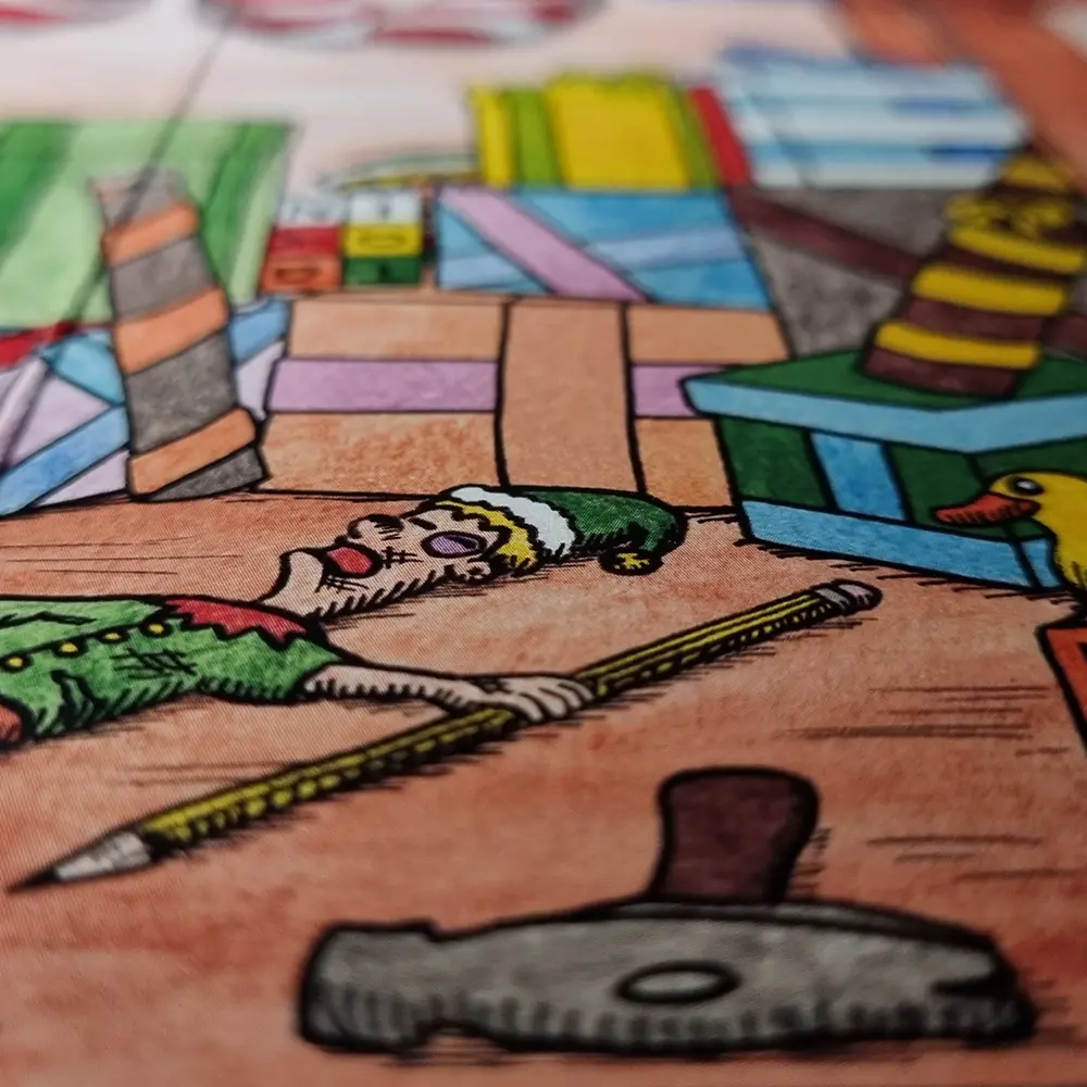 "Twas The Fight Before Christmas" Puzzle Card (Very Hard) 2
