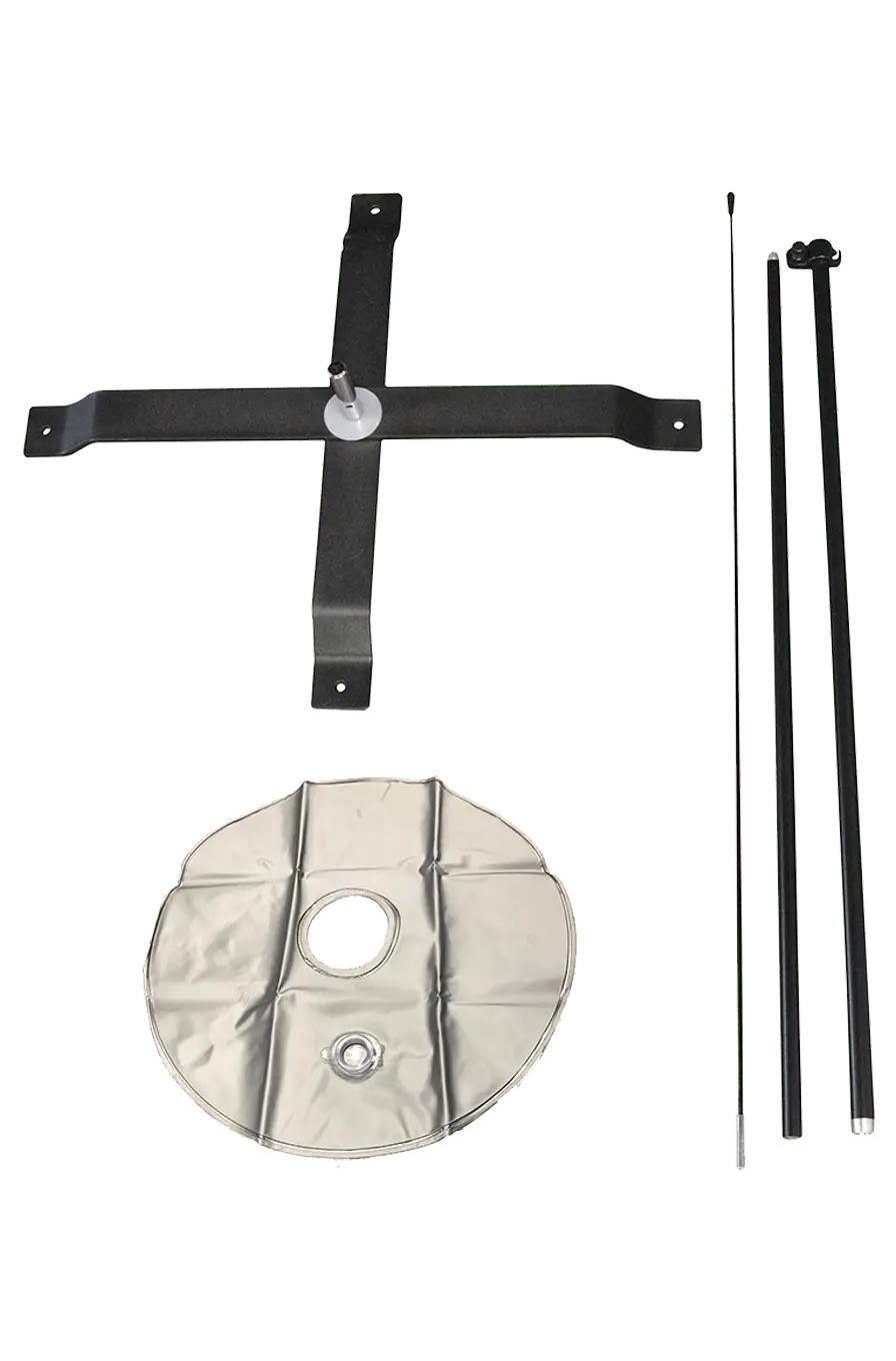 5Ft Feather Flag Pole Set X-Stand & Water Bag Set 1