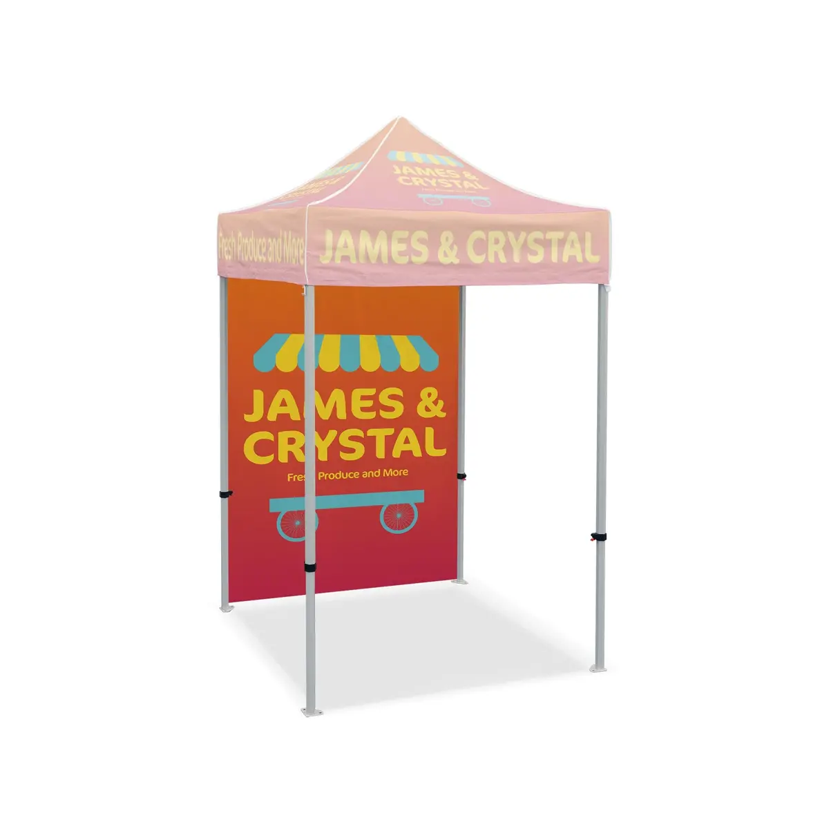 Custom Canopy Tent Full Back Wall 3