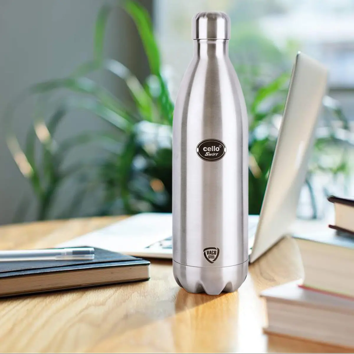 Cello Swift Stainless Steel Vacuum Insulated Flask Hot And Cold Water Bottle With Screw Lid | For Home, Office, Travel 4