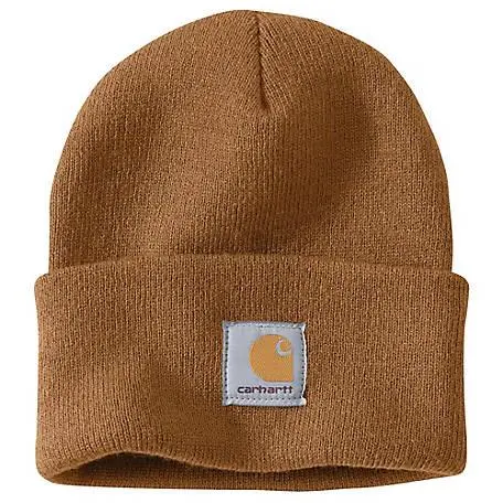 A18 Knit Cuffed Beanie - Carhartt Brown 1