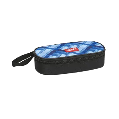 Milton Fresh Meal Click Stainless Steel Lunch Box Flat, 2 Ss Containers With Leak Proof Cliplid, 320 Ml, Blue Black 1