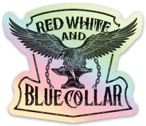 Eagles Nest Sticker 3In - Holographic 1