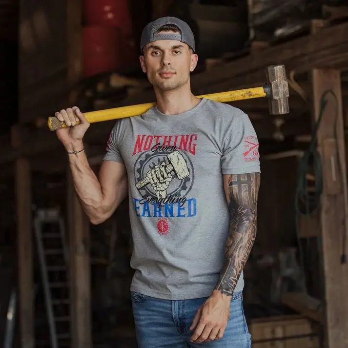Nothing Given T-Shirt - Dark Heather Grey 2
