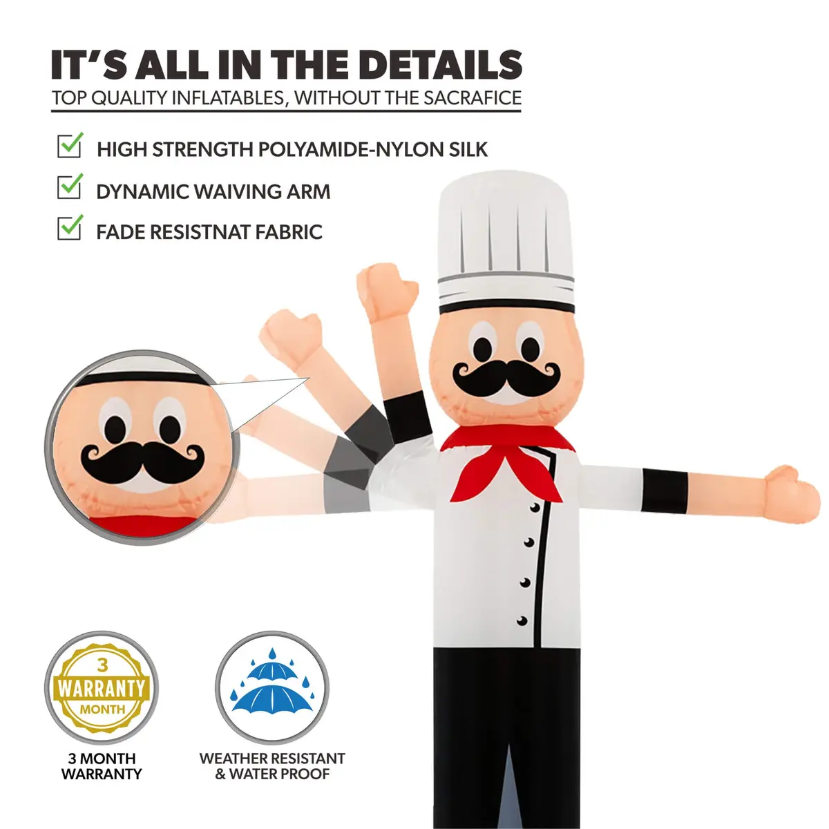 6Ft Chef Air Wavers® 2