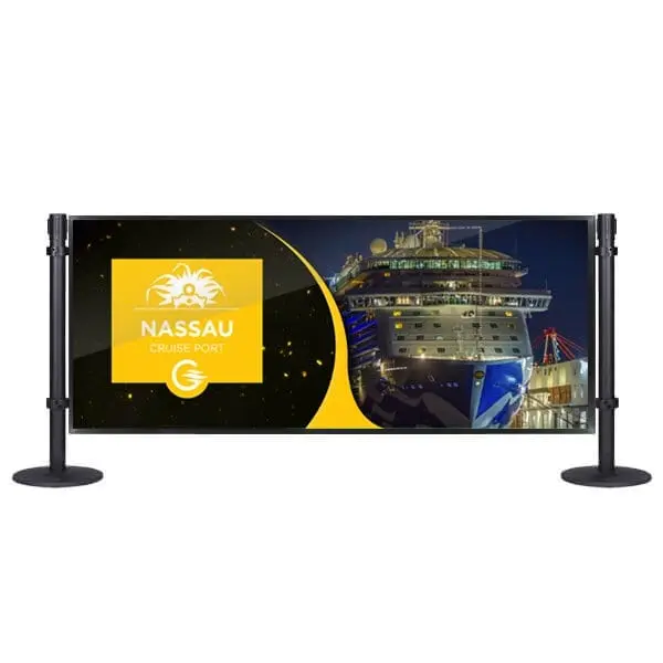 6Ft Black Post And Panel Barricade Bundle Offer 1