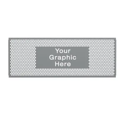 7 Feet Custom Graphic Sidewalk Partition Panel 1