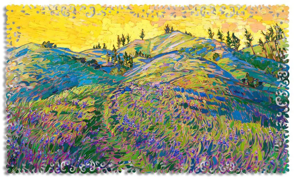 Big Sur Lupin Wooden Jigsaw Puzzle 1