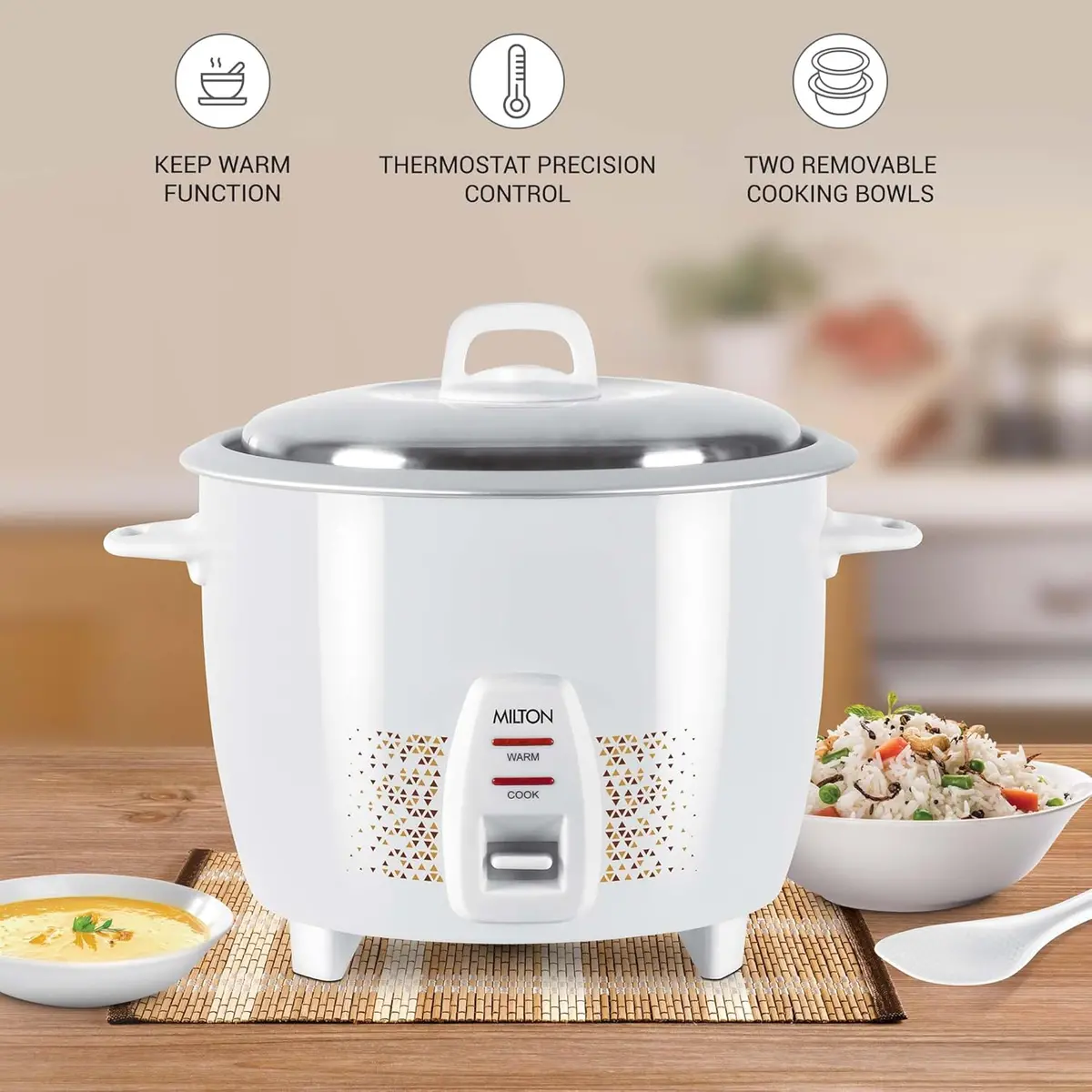 Milton Prime Electric Rice Cooker 2