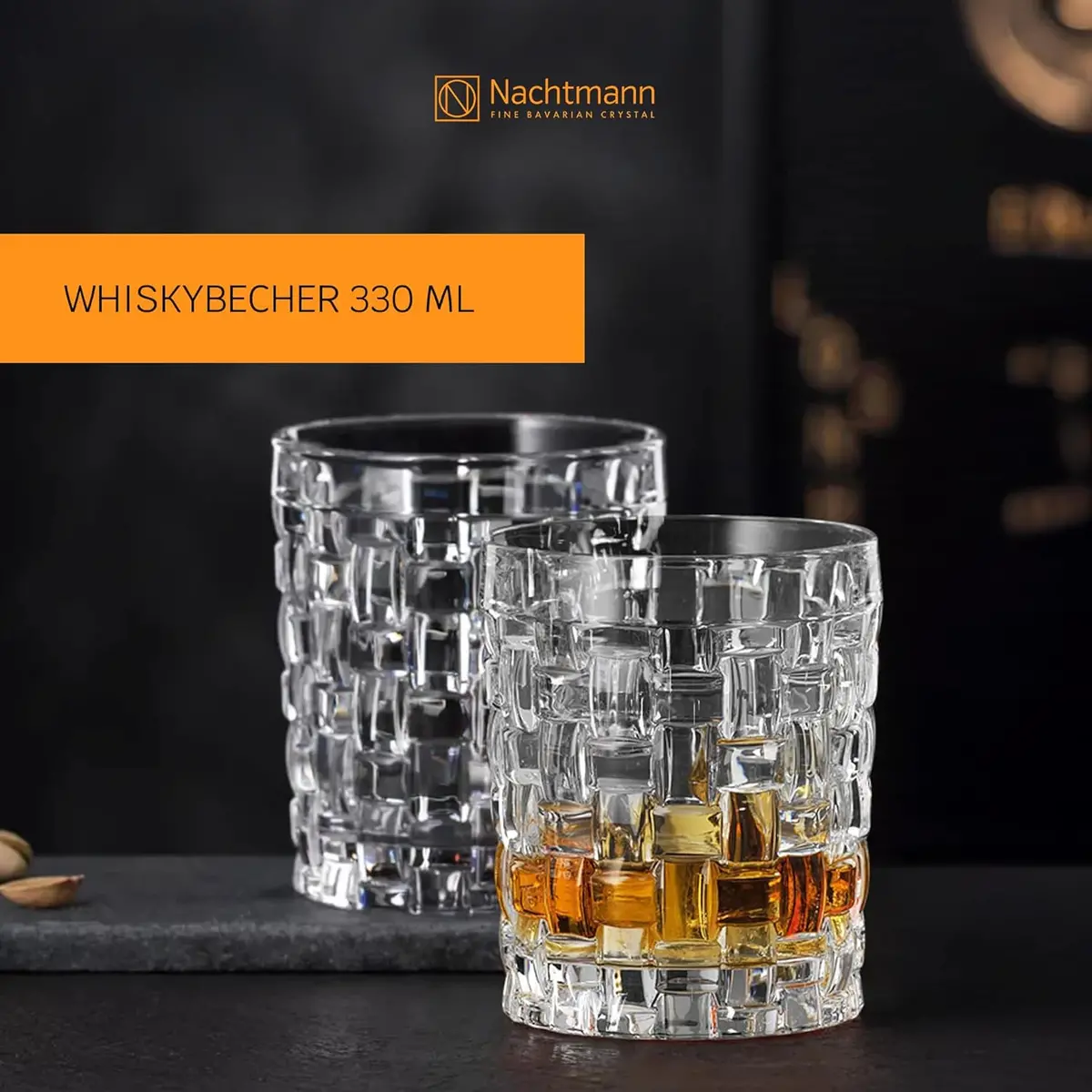 Nachtmann Premium Crystal Whisky Tumbler - Set Of 6, 330 Ml 2