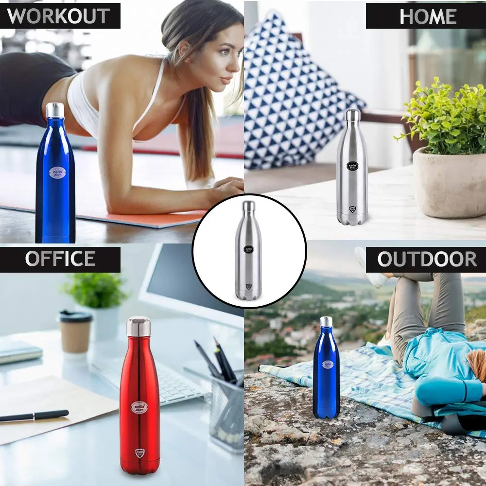 Cello Swift Stainless Steel Vacuum Insulated Flask Hot And Cold Water Bottle With Screw Lid | For Home, Office, Travel 5