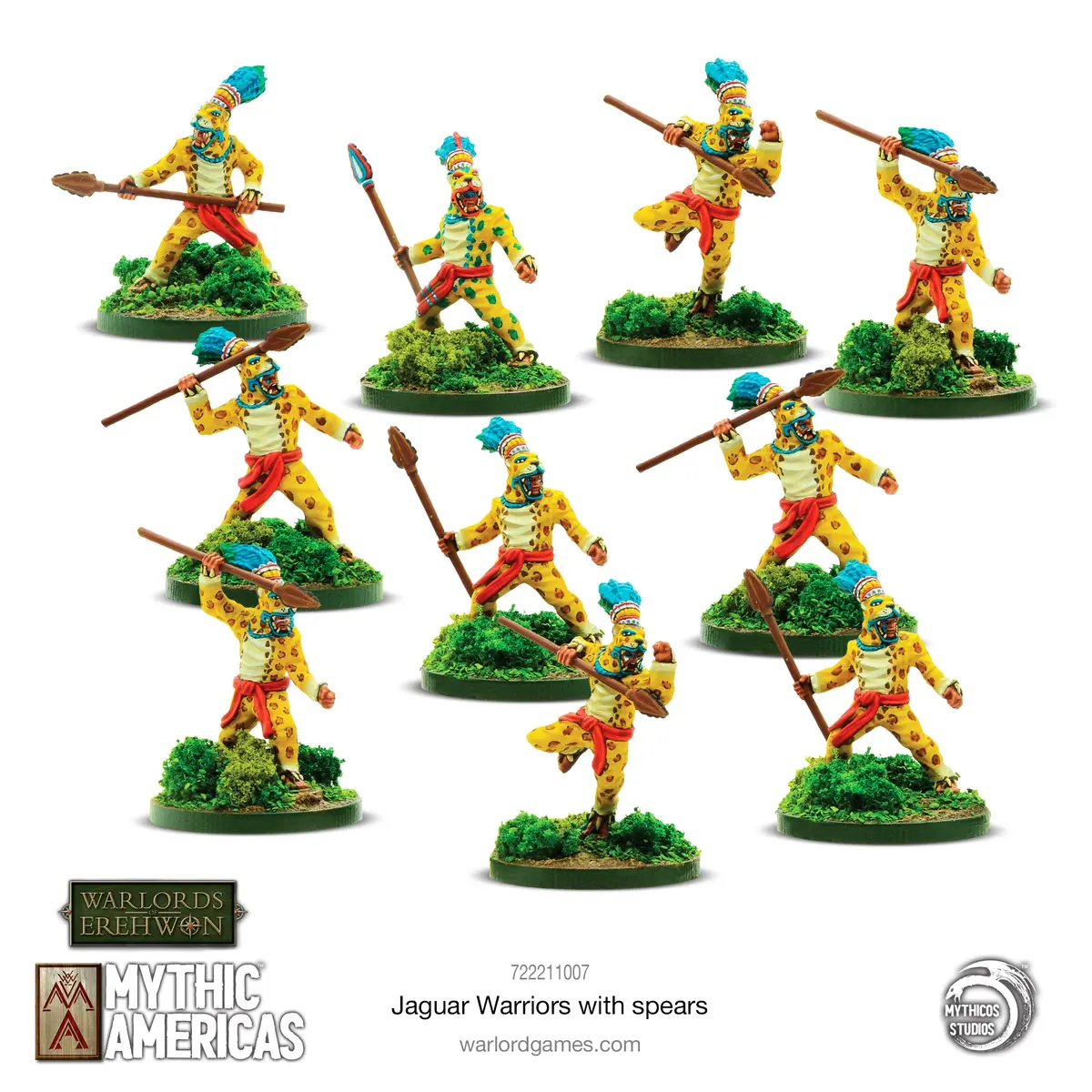 Aztec: Jaguar Warriors With Spears 1