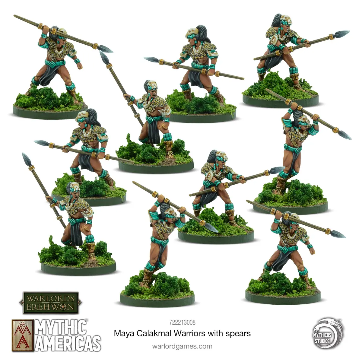 Maya: Calakmal Warriors With Spears 1