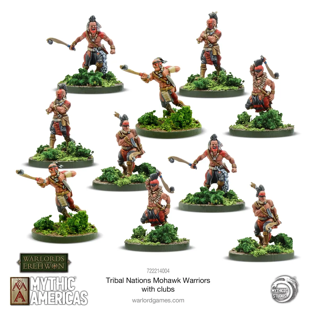 Nations: Mohawk Warriors With Clubs 1
