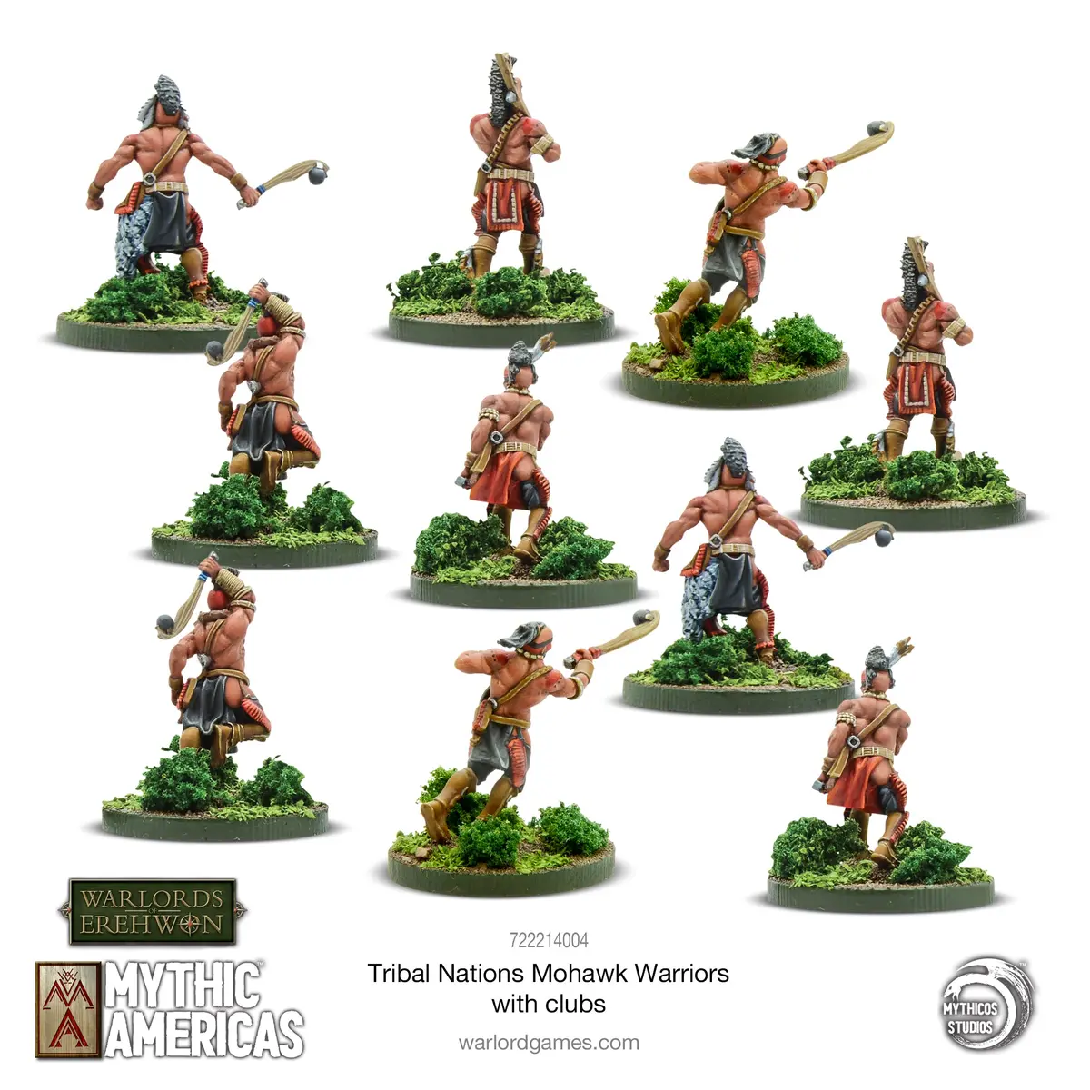 Nations: Mohawk Warriors With Clubs 2