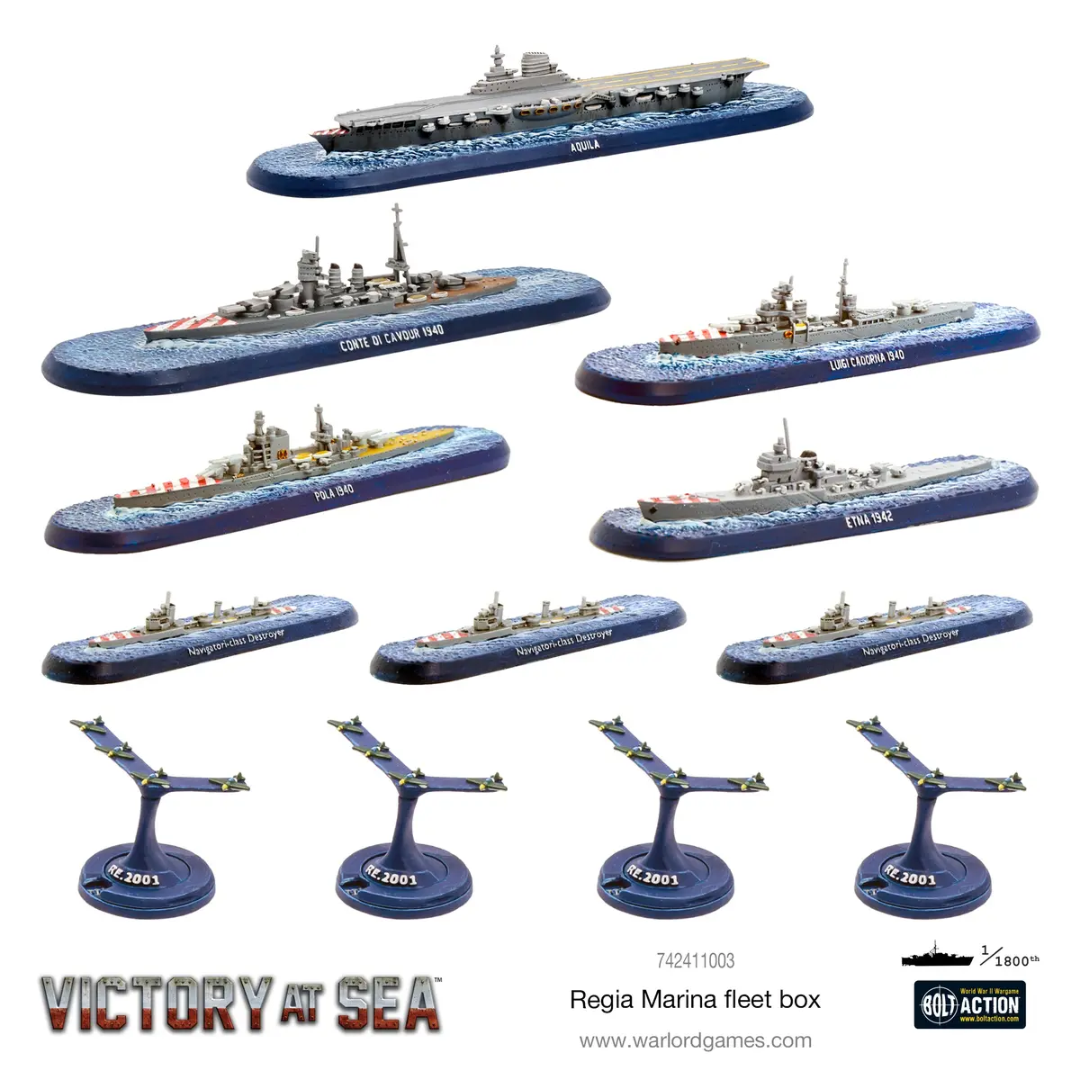 Victory At Sea Regia Marina Fleet Box 1