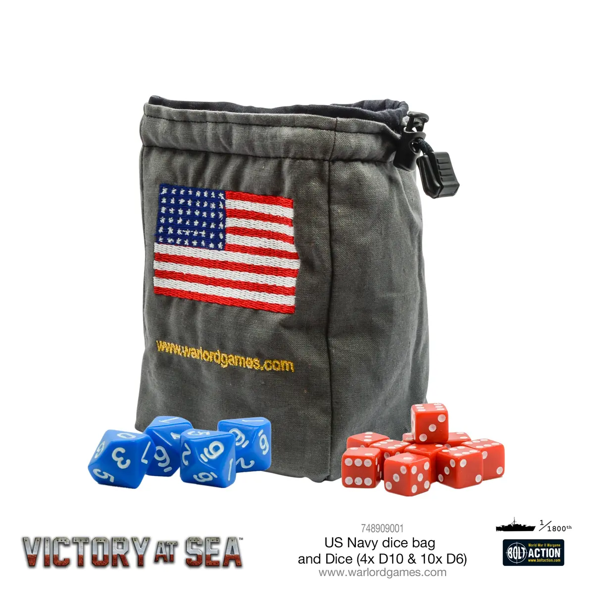 Victory At Sea - Us Navy Dice And Dice Bag 1