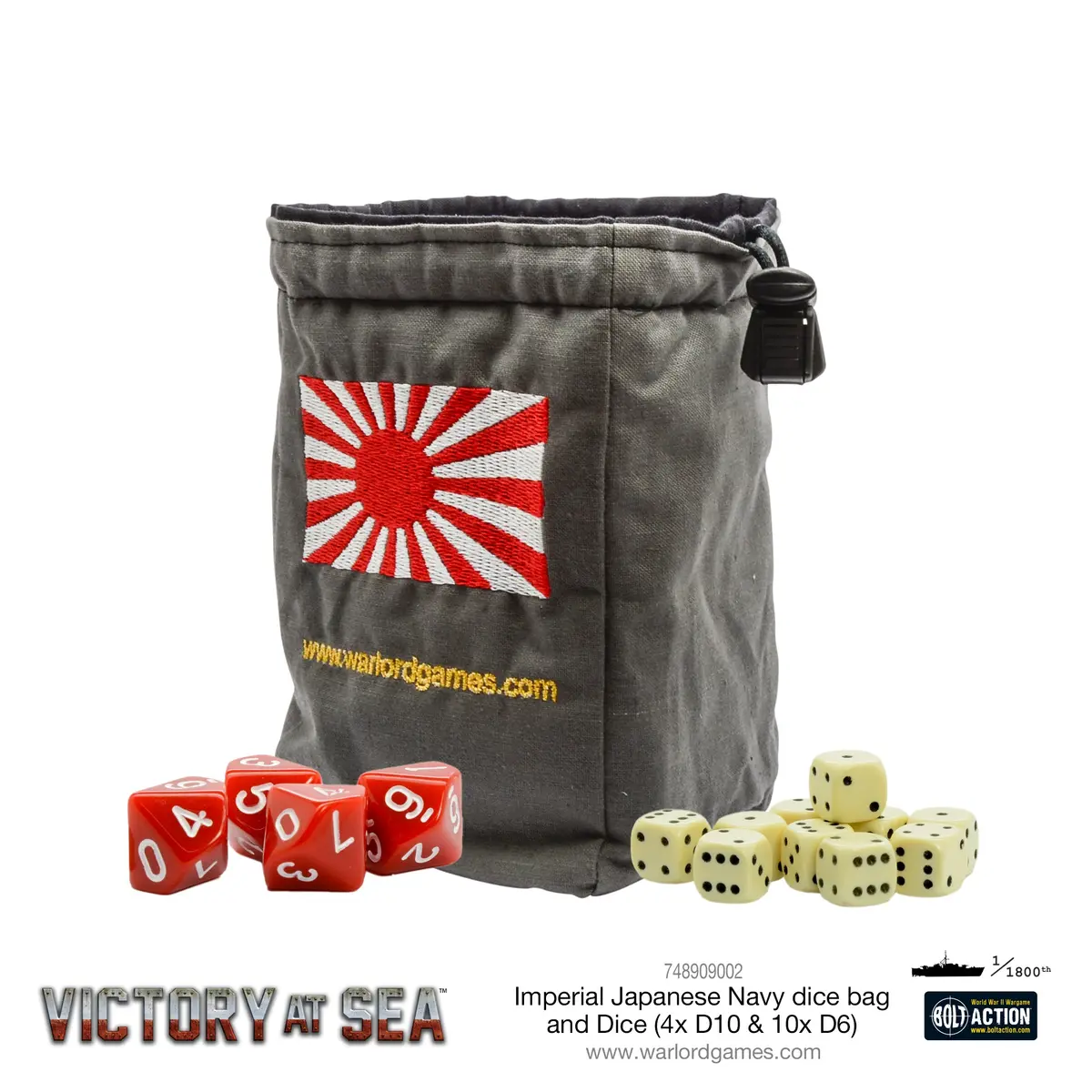 Victory At Sea - Imperial Japanese Navy Dice And Dice Bag 1