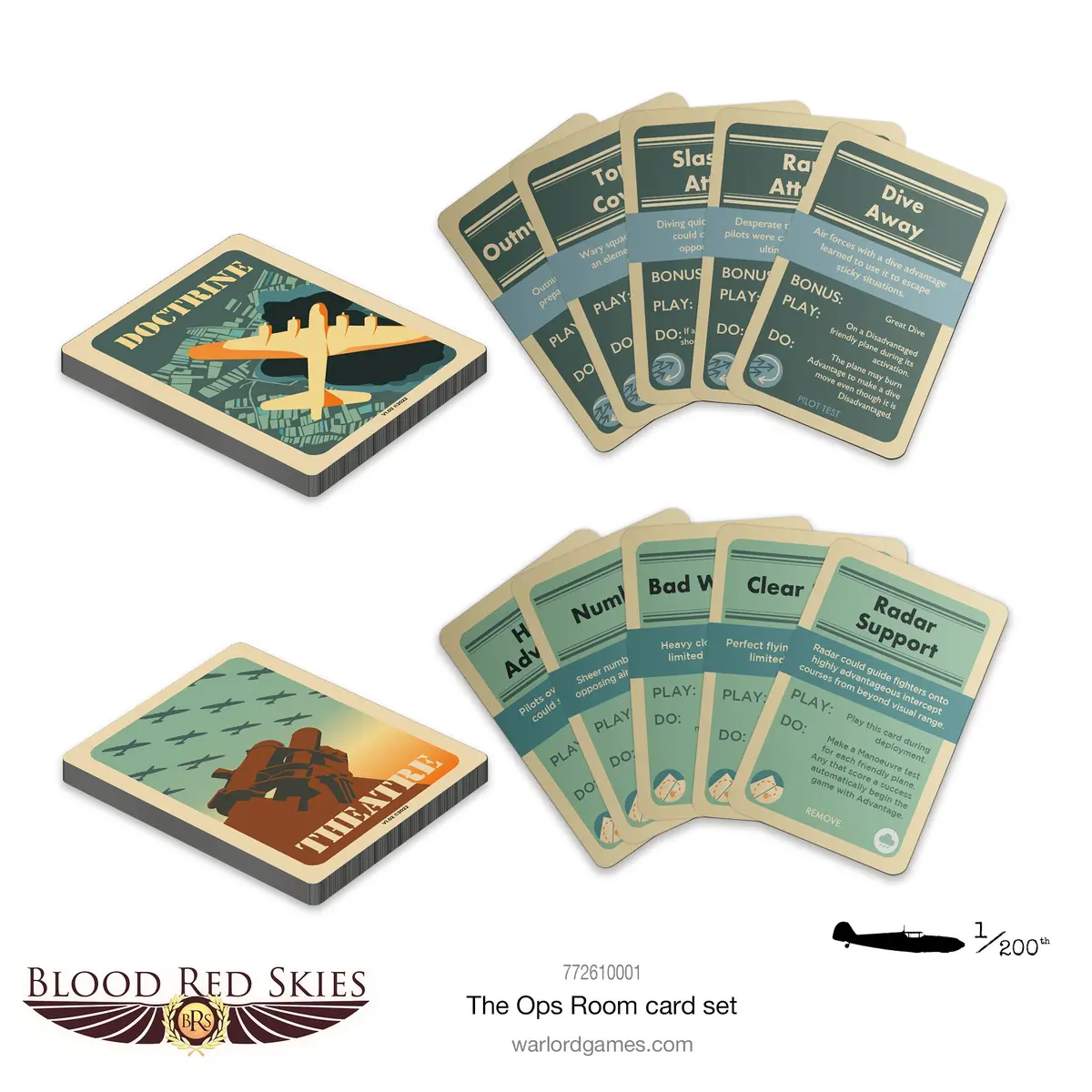 Blood Red Skies: The Ops Room Card Deck 1