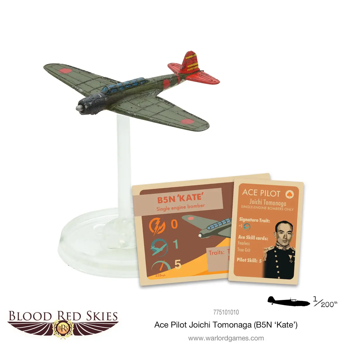 Blood Red Skies Japanese Ace Pilot: Joichi Tomonaga 1