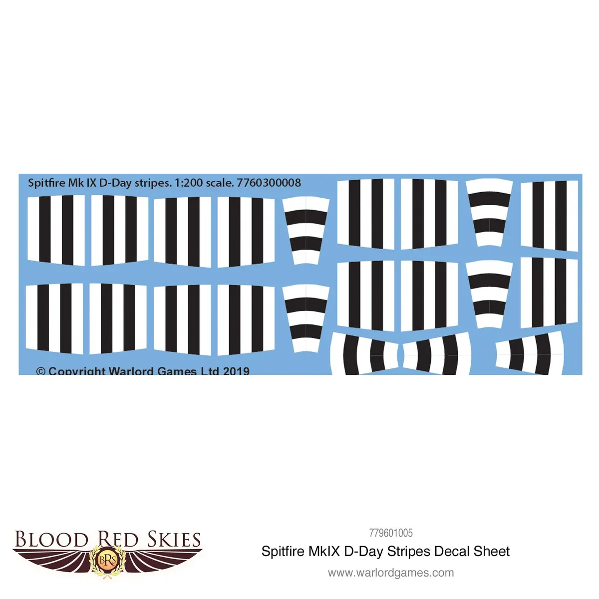 Spitfire Mk Ix D-Day Stripes Decal Sheet 1