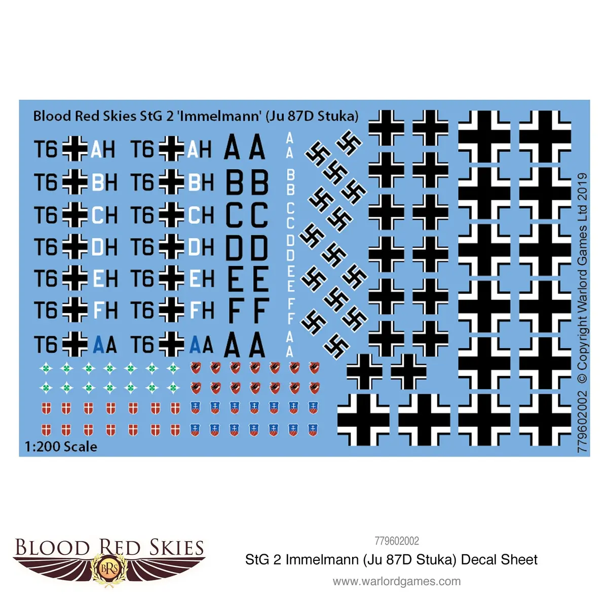 Stg 2 Immelmann (Ju 87D Stuka) Decal Sheet 1