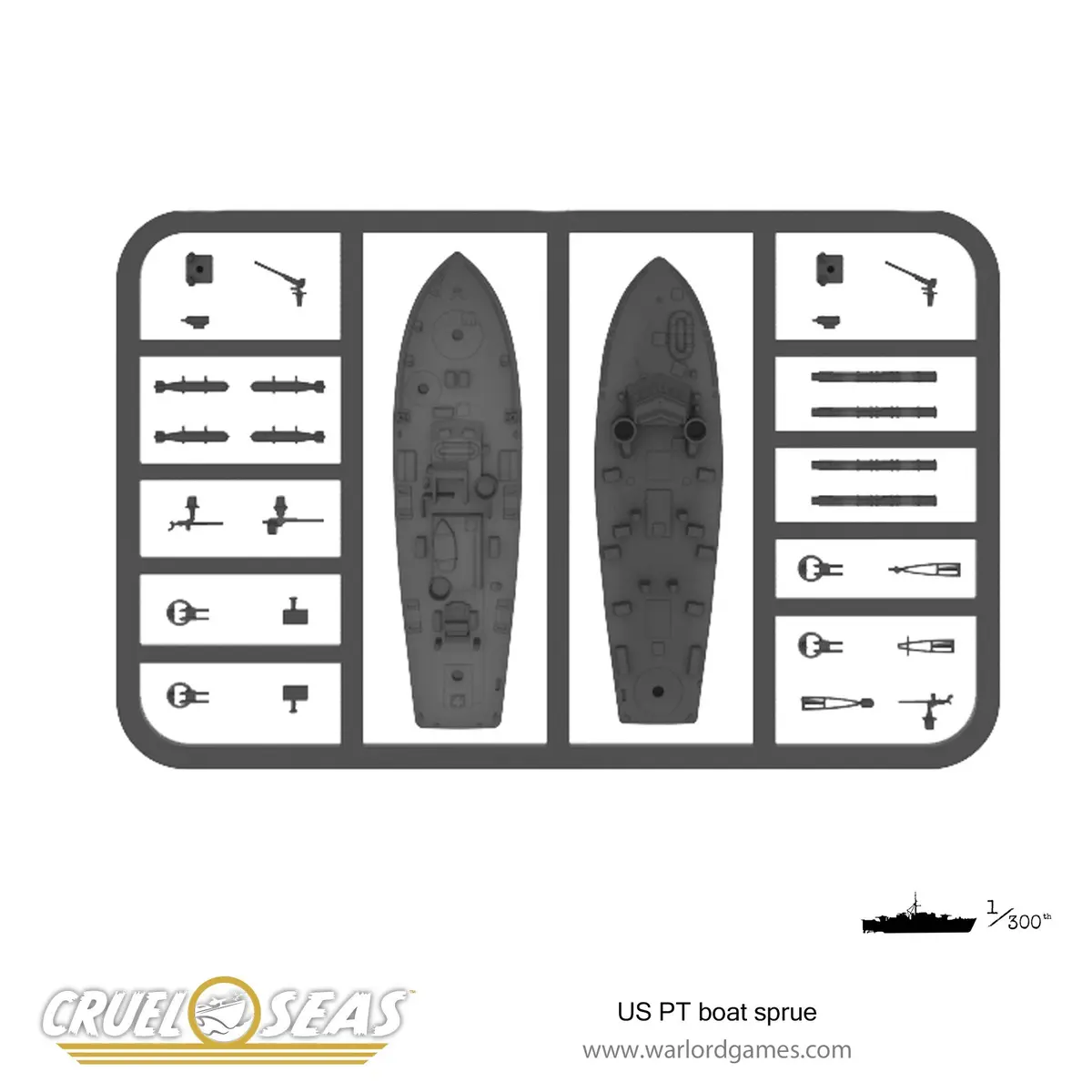 Us Pt Boat Sprue 1