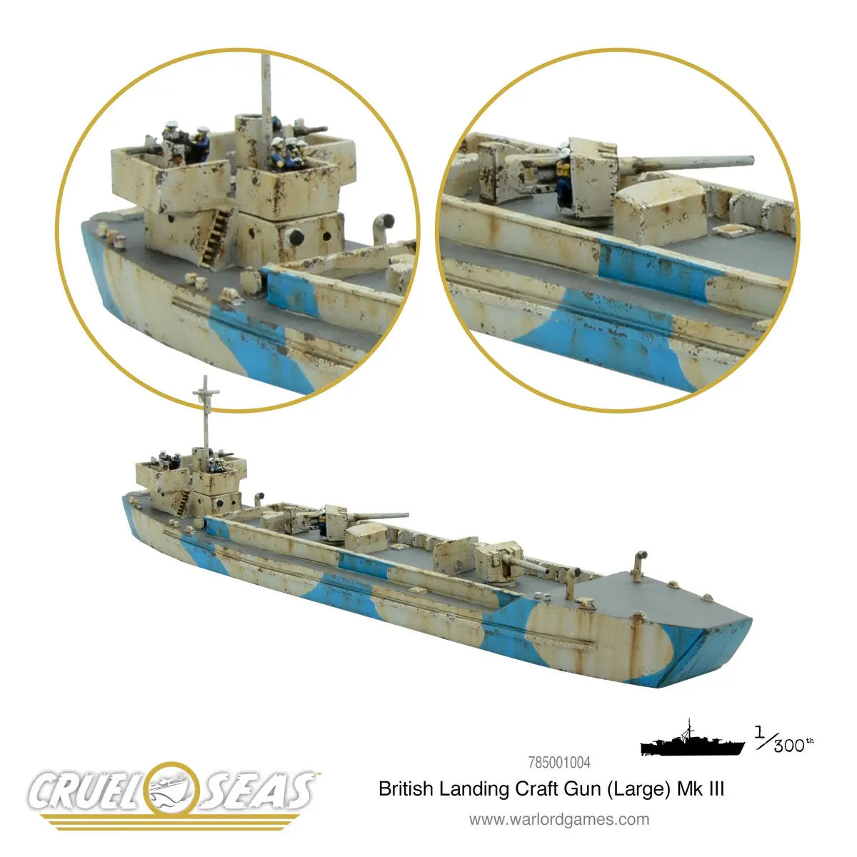Cruel Seas: British Landing Craft Gun (Large) Mk Iii 1